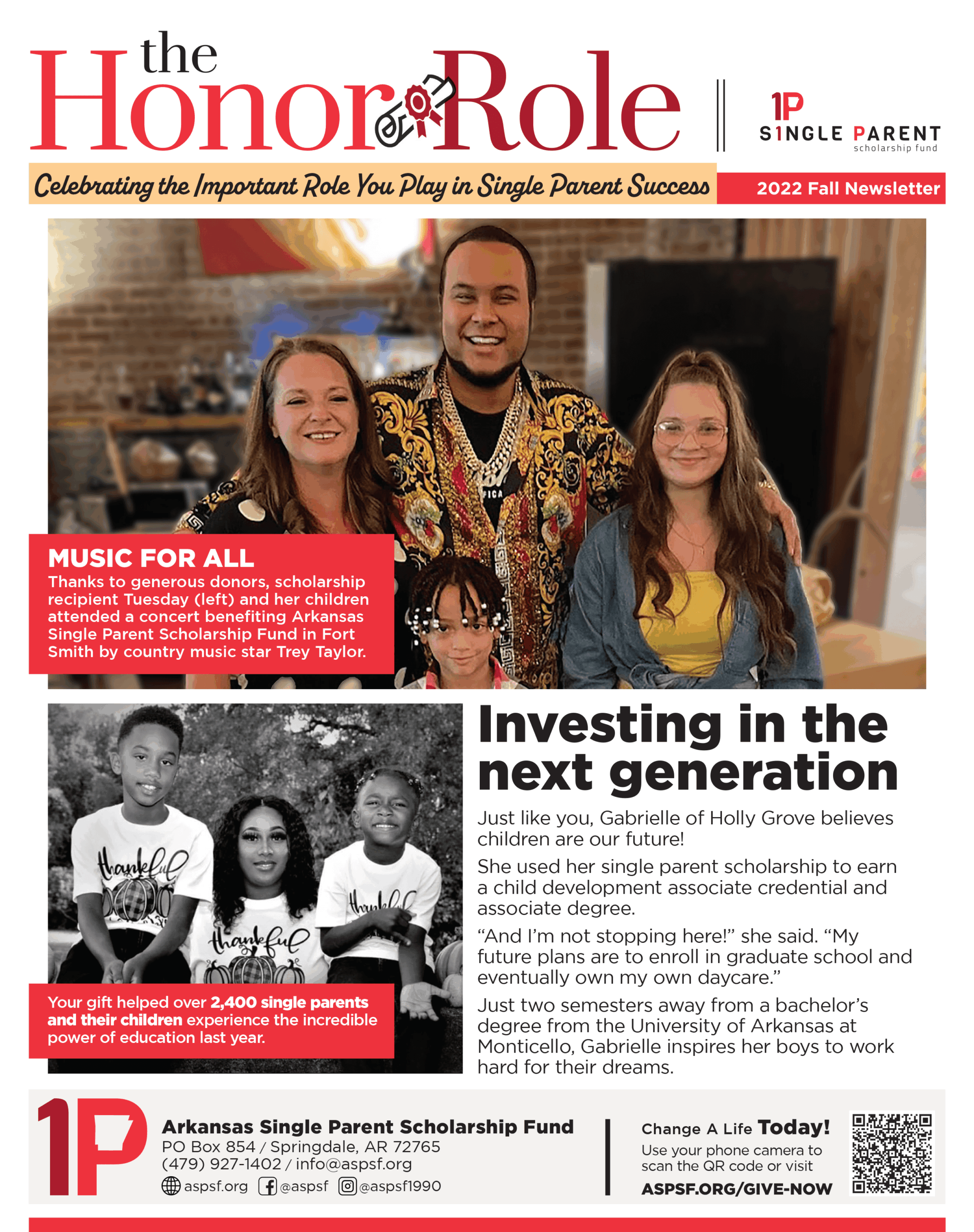 Newsletter Front Page