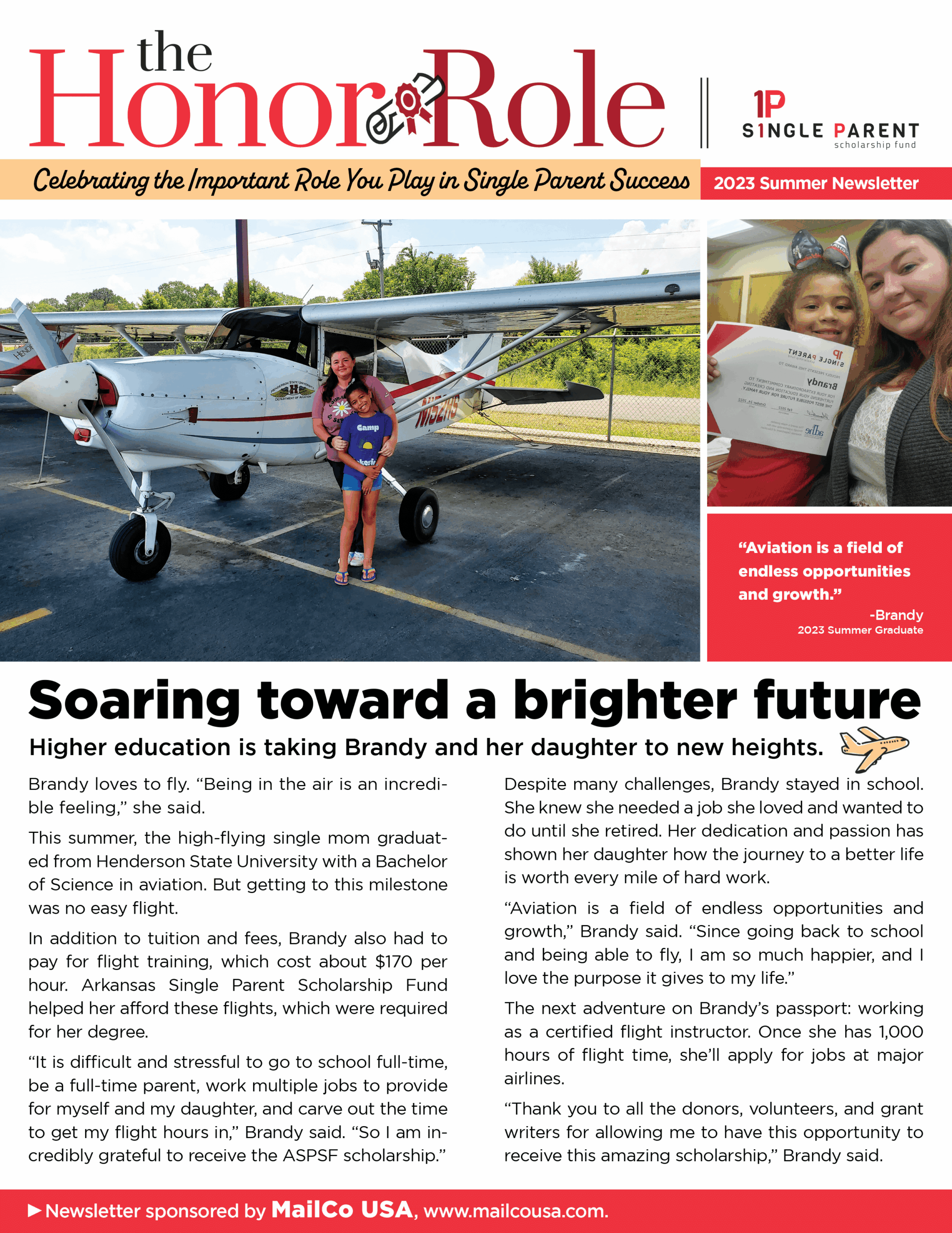 Newsletter Front Page