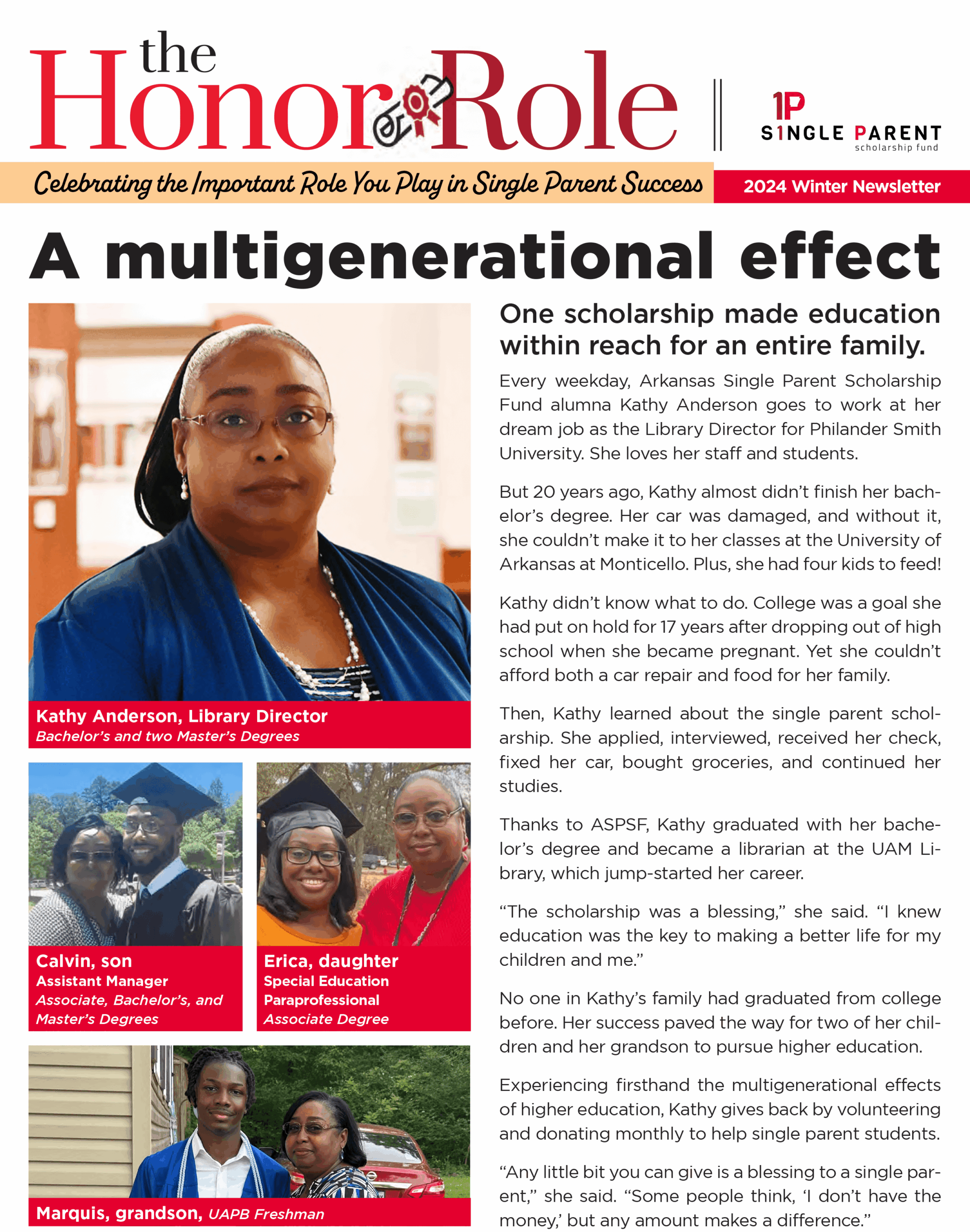 Newsletter Front Page