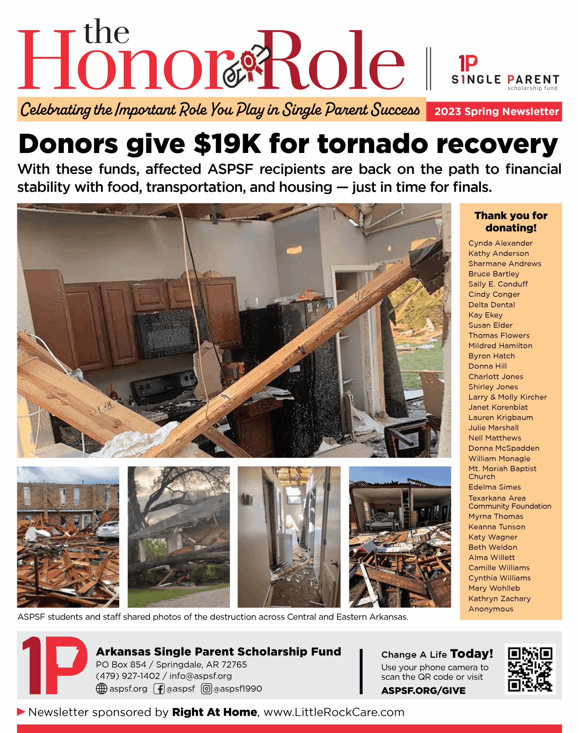 Newsletter Front Page
