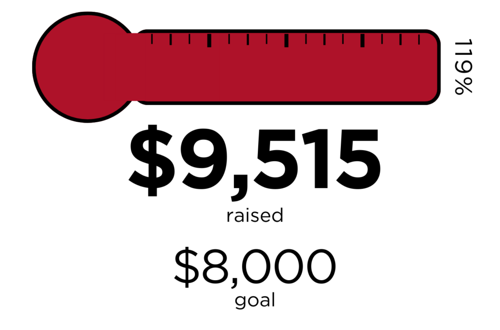 Giving Tuesday overtop a black and white photo of scholarship recipients. 