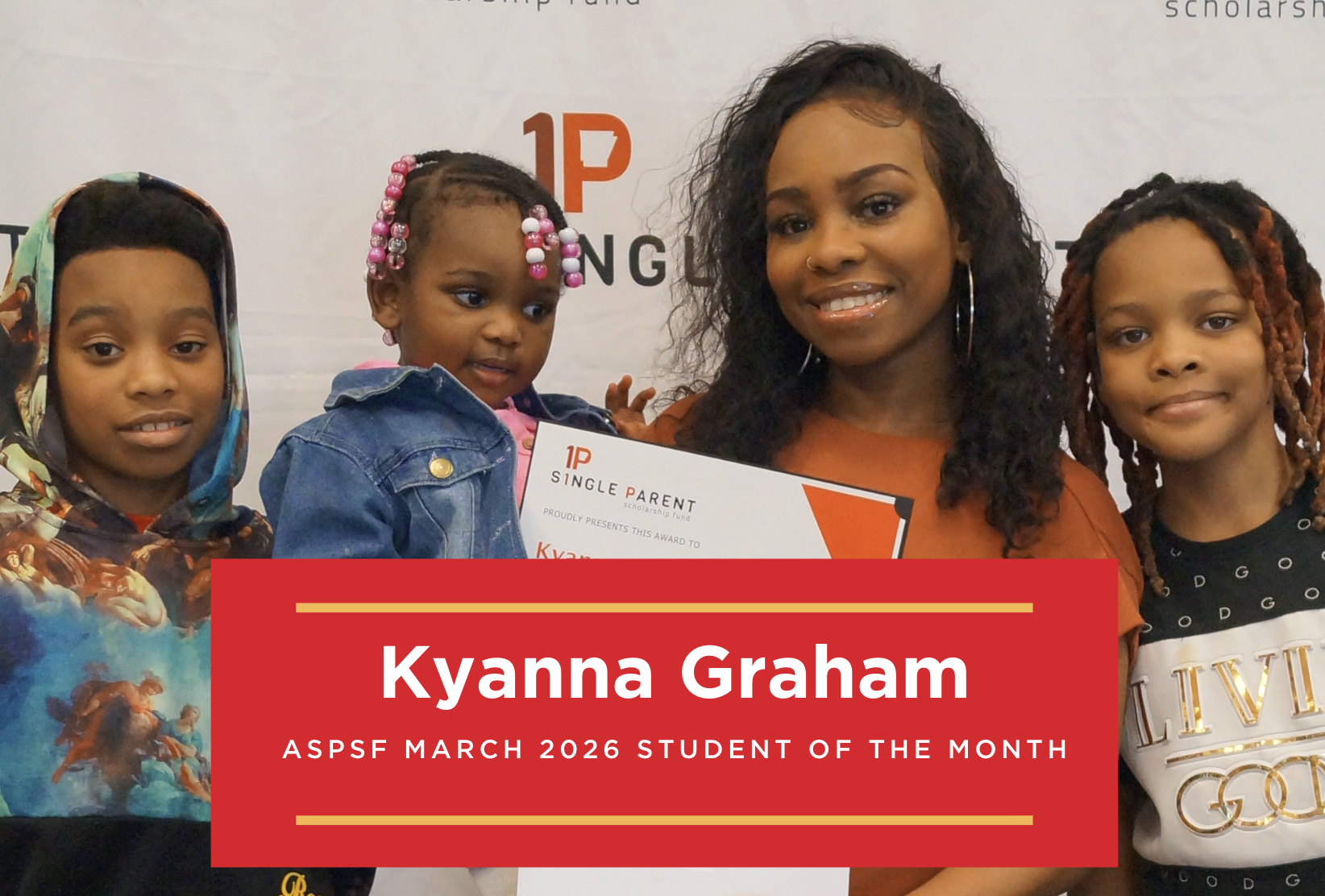 Kyanna Graham is The Arkansas Single Parent Scholarship's March Student of the Month
