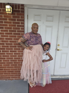 Kristy Browning poses with her daughter, Aria.