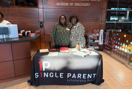 Andrea Franklin pictured with another ASPSF volunteer