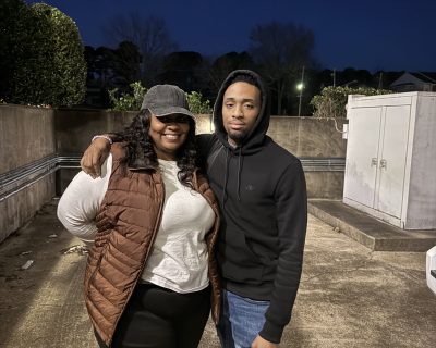 ASPSF Scholarship Recipient, Britleigh Smith, with her son.