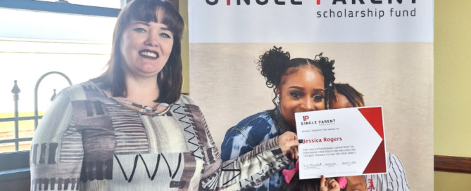 ASPSF Scholarship Recipient, Jessica Rogers, pictured at an ASPSF Scholarship Ceremony.