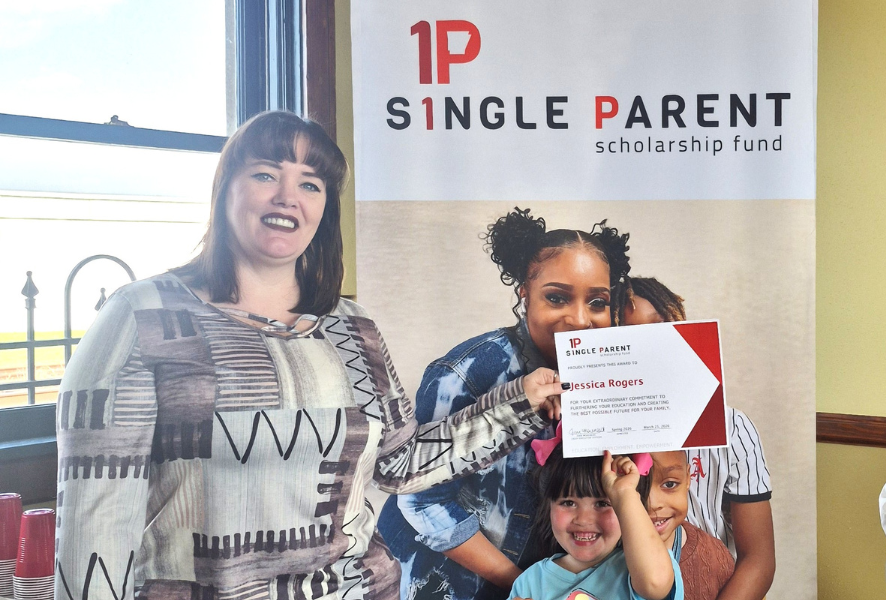 ASPSF Scholarship Recipient, Jessica Rogers, pictured at an ASPSF Scholarship Ceremony.